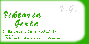 viktoria gerle business card
